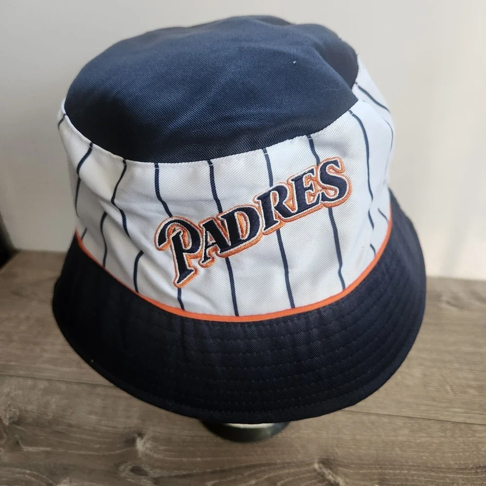 2025 San Diego Padres Bucket Hat‎ Reversible Retro Logos SGA 80s & 90s Logos